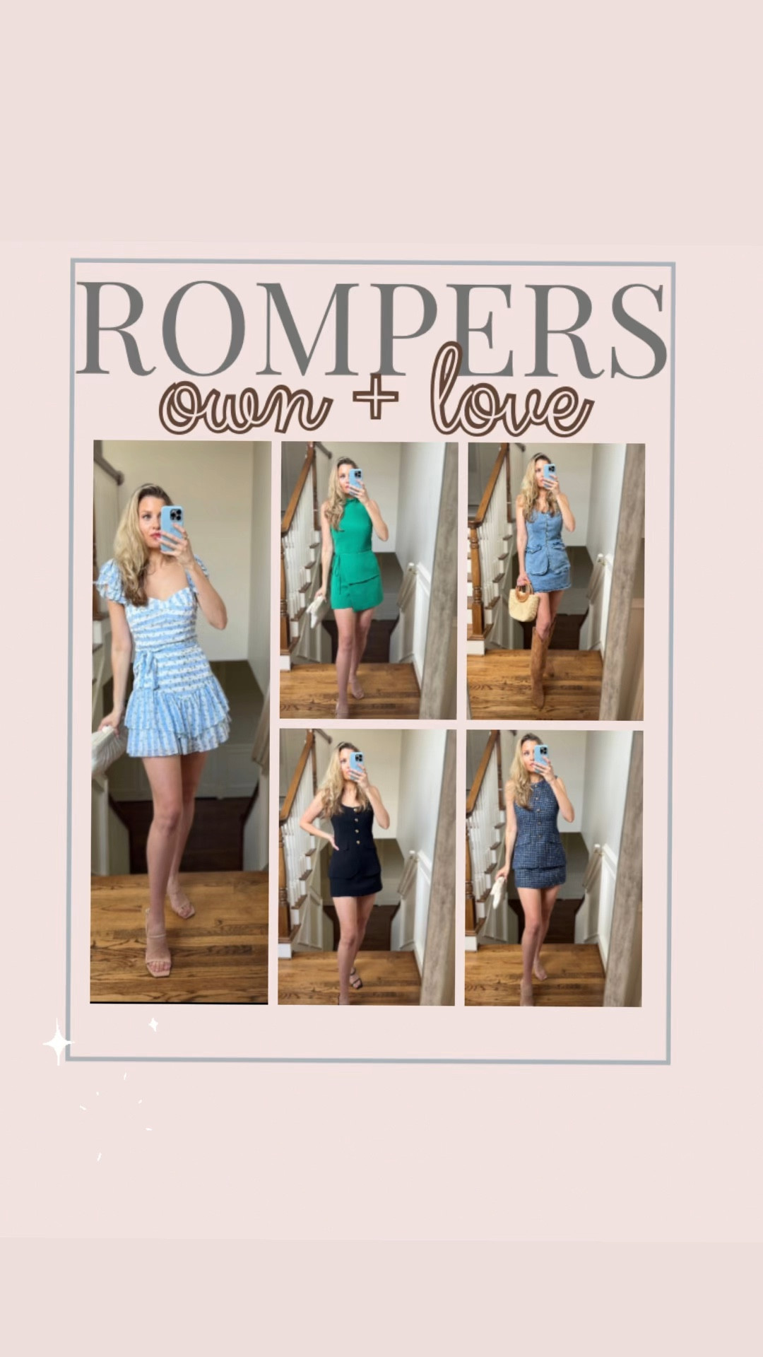 Favorite rompers i own and love! I’m 5’7 wearing a size small - size up if between sizes or on the taller side! 

#LTKStyleTip #LTKSeasonal #LTKParties