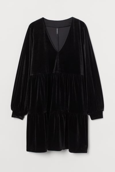 V-neck Velour Dress | H&M (US + CA)