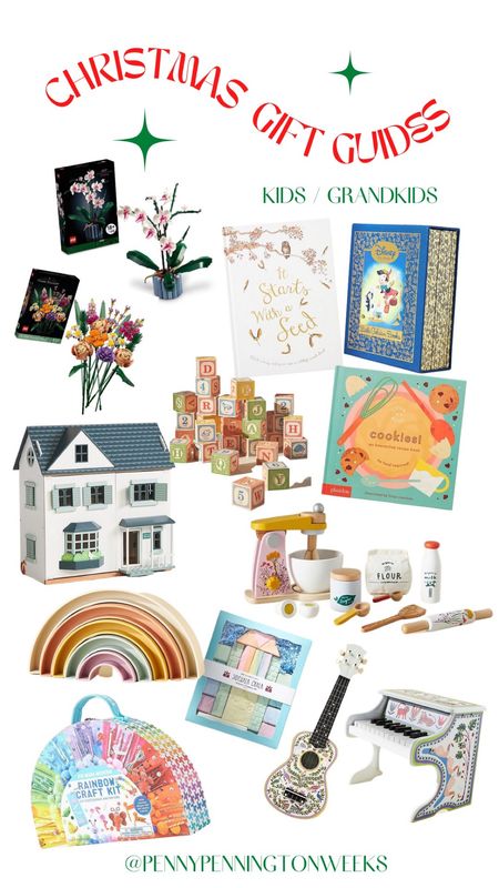I love classic toys and gifts for the kids and grandkids. I’m sharing ideas for the future gardener and cook plus a few favorite books and other toys to inspire children to use their imagination. Each of these is sure to make your special loved ones smile. 

#LTKkids #LTKHoliday #LTKSeasonal