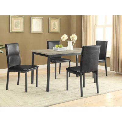 5-Piece Dining Set With Modern Design, Ideal For Intimate Gatherings And Casual Dining Experiences | Wayfair North America