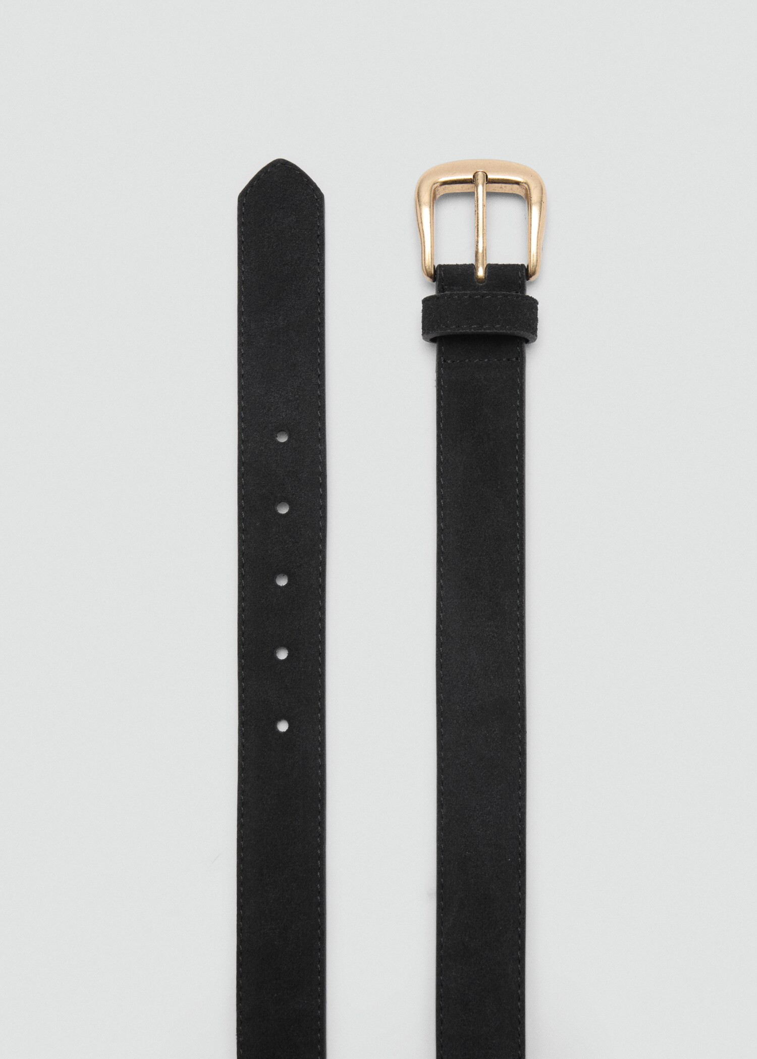 Buckle leather belt | MANGO (UK)