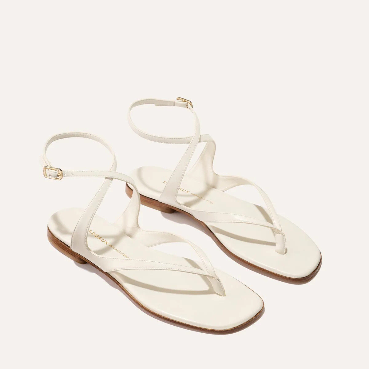The Palermo Sandal - Ivory Nappa | Margaux