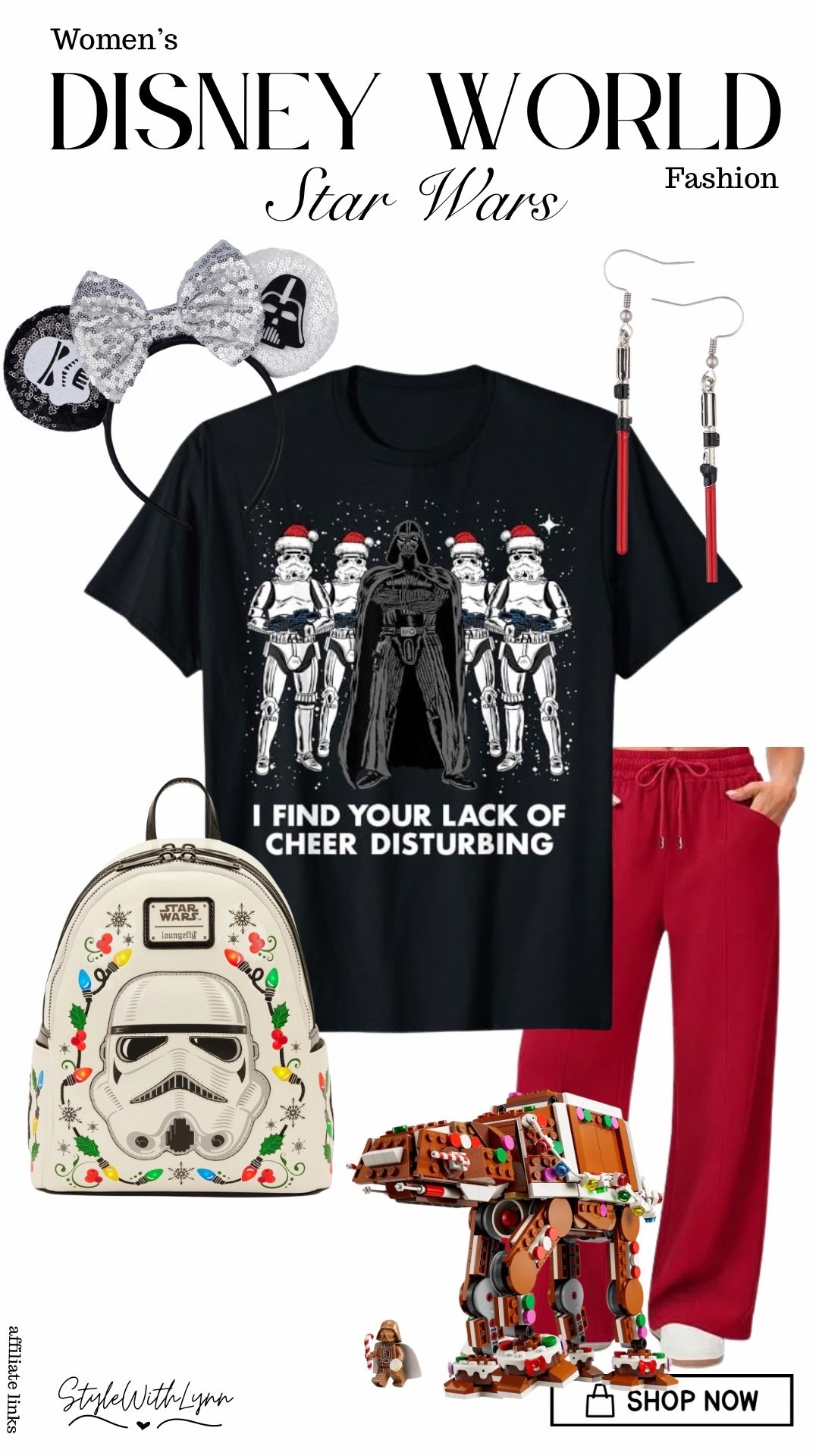 Star Wars Christmas inspired look for your Disney Christmas vacation. 🎄

Mickeys Very Merry Christmas Party
Jollywood Nights

#LTKootd #LTKmomlife #LTKSeasonal