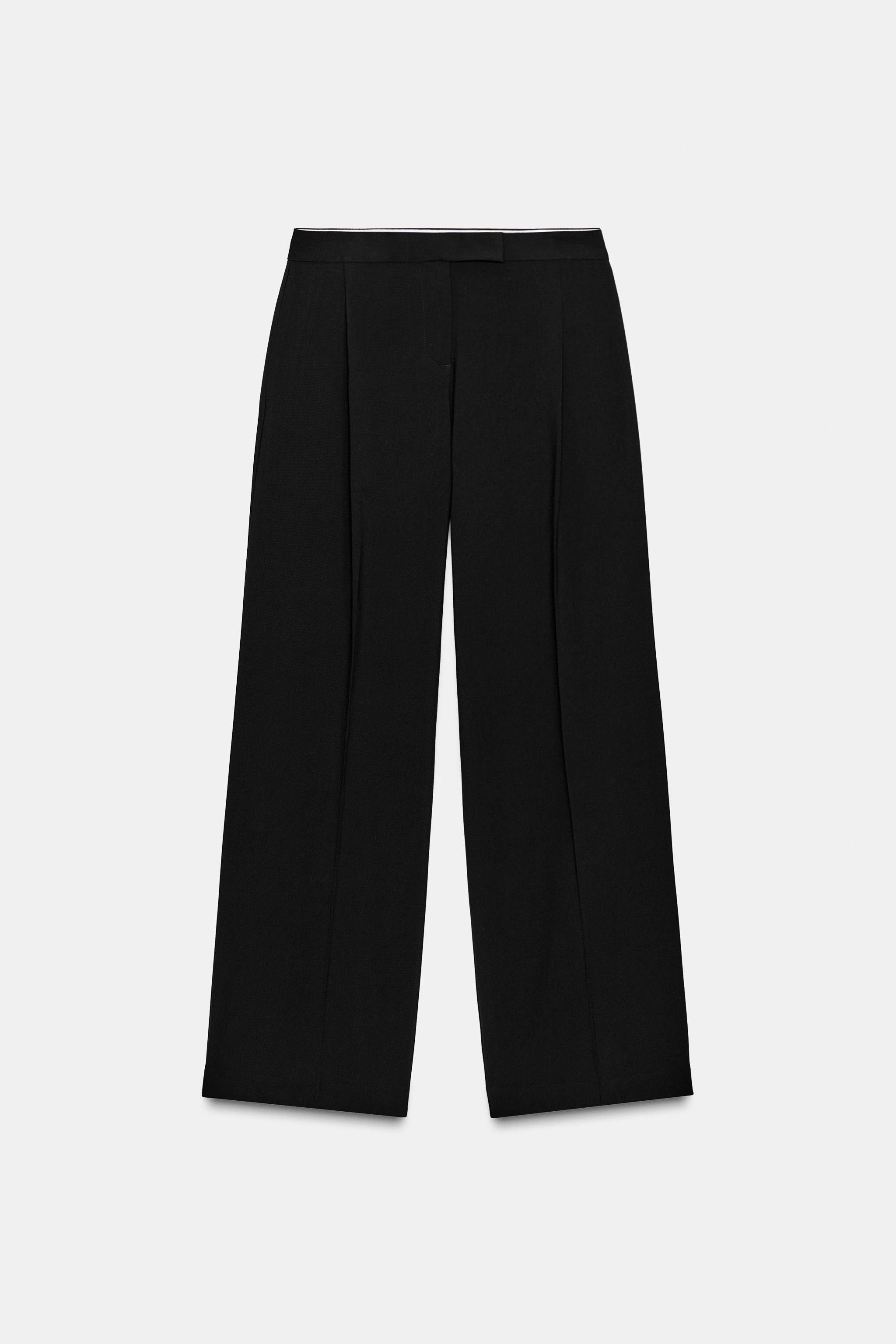 HIGH-WAIST WIDE-LEG TROUSERS | Zara UK