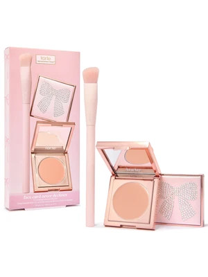 face card never declines CC undereye & brush light-medium peach | Tarte Cosmetics