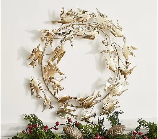 Martha Stewart 18" Metal Wreath | QVC
