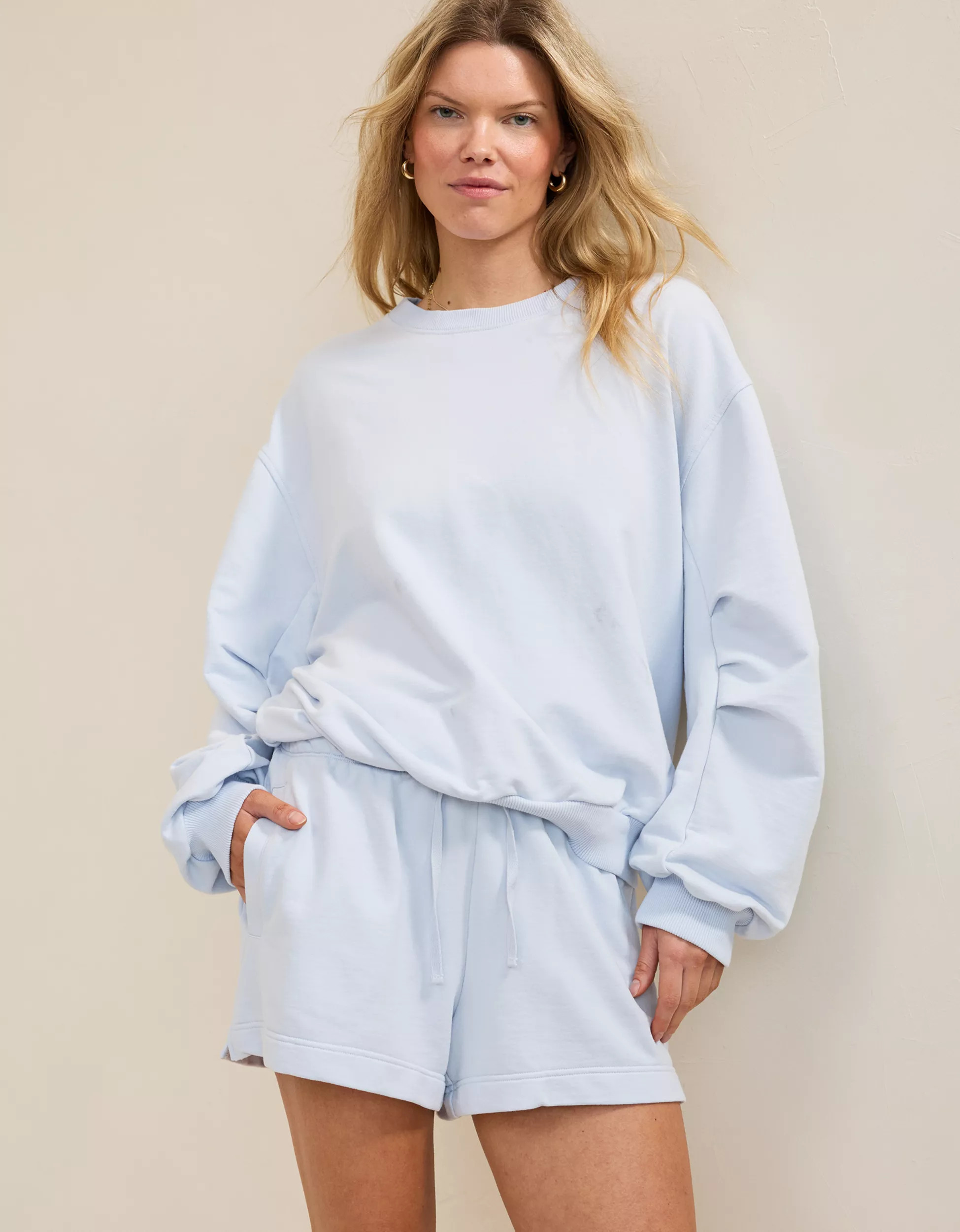 Aerie Jet Setter Crew Sweatshirt | Aerie