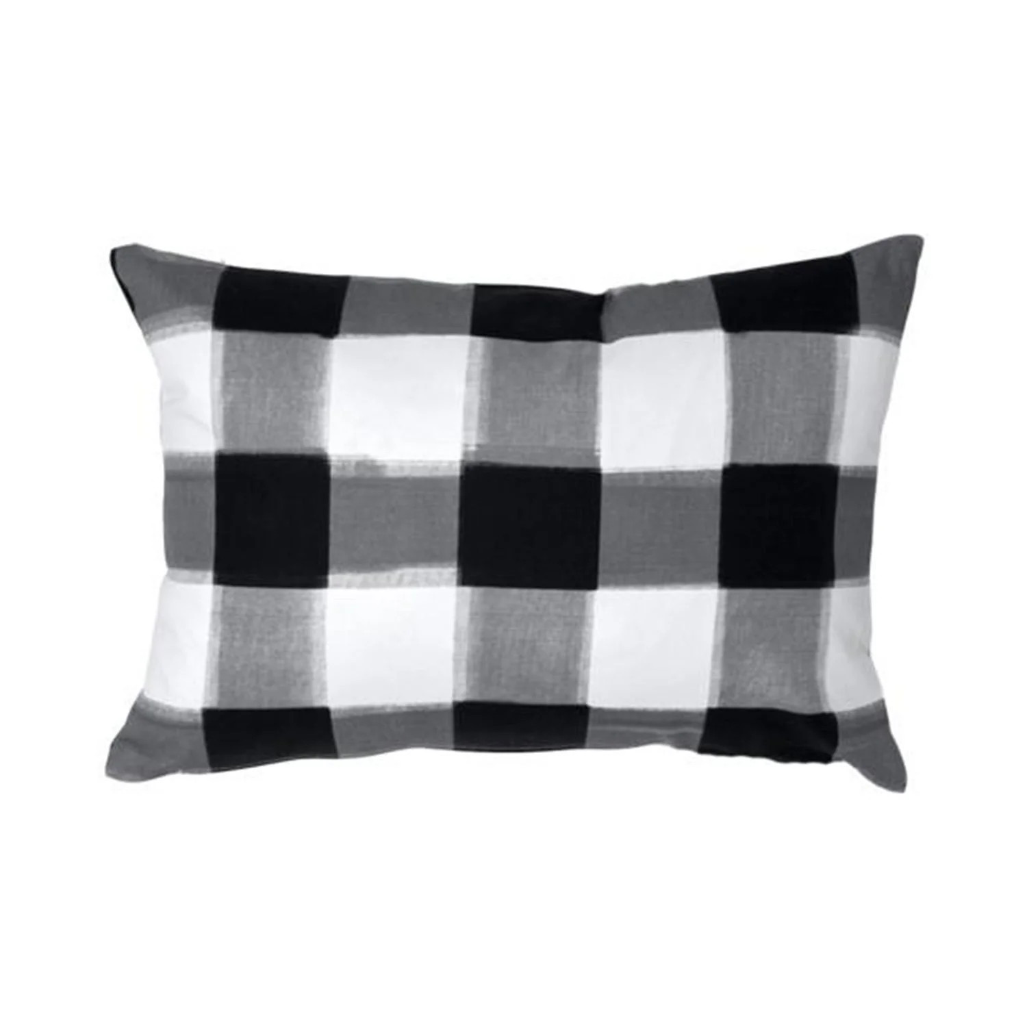 Black Burnside Buffalo Check Throw Pillow | Caitlin Wilson | Caitlin Wilson Design