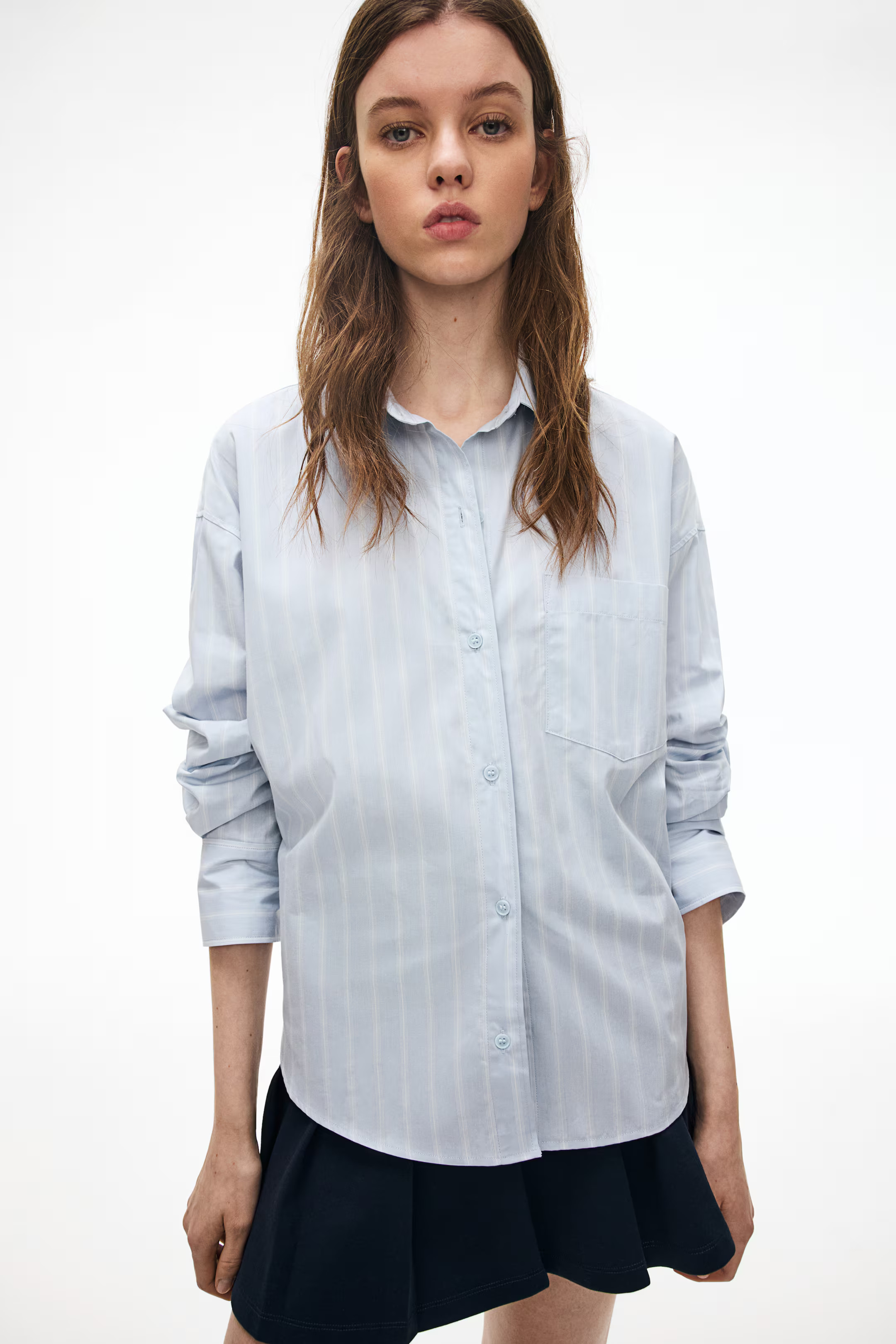 Oversized Cotton Shirt | H&M (US + CA)