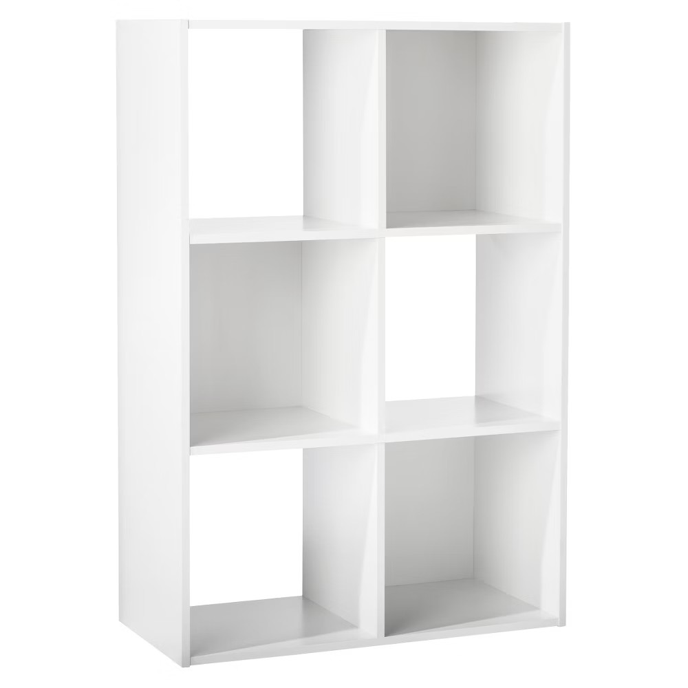 11"" 6 Cube Organizer Shelf White - Room Essentials | Target