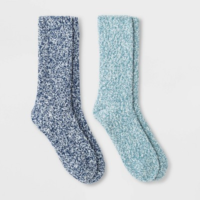Women's Cozy Marled 2pk Crew Socks - Universal Thread™ 4-10 | Target