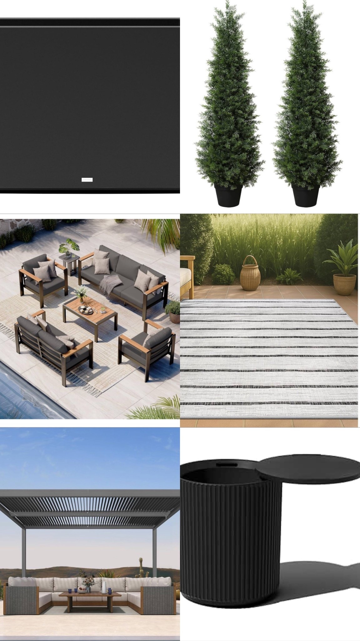 Patio furniture/decor

#LTKSeasonal