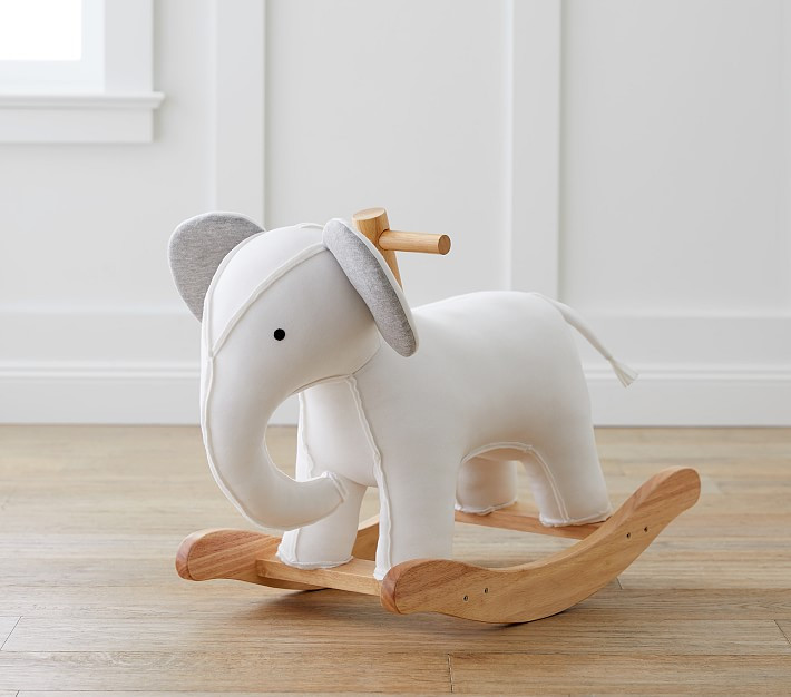 Elephant Cotton Plush Rocker | Pottery Barn Kids