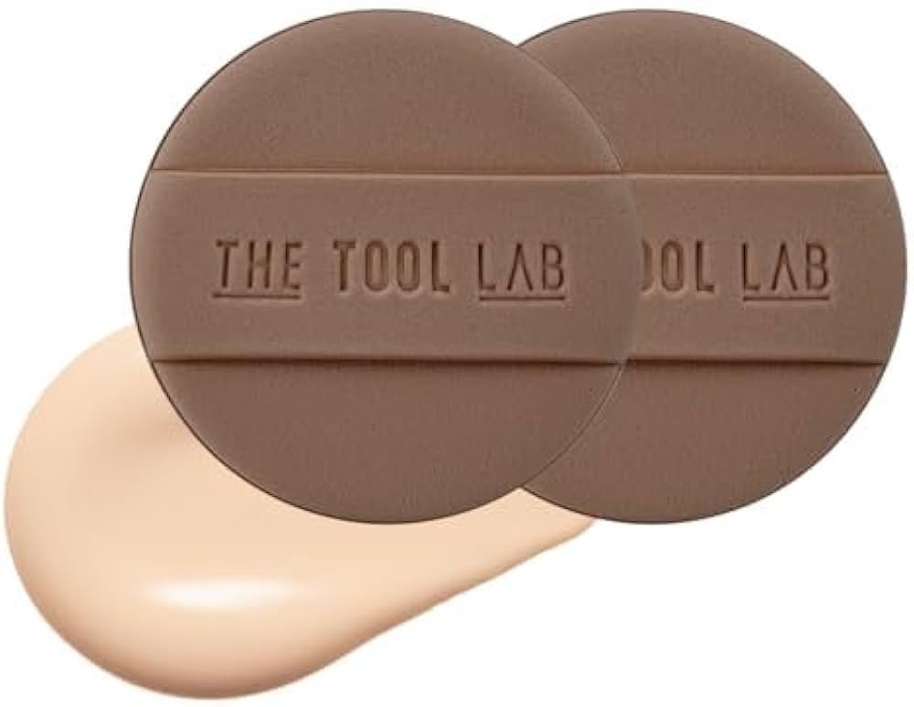 THE TOOL LAB Long-lasting Tension Puff (Glow type, Round) - Korean Olive Young Makeup Puff Sponge... | Amazon (US)