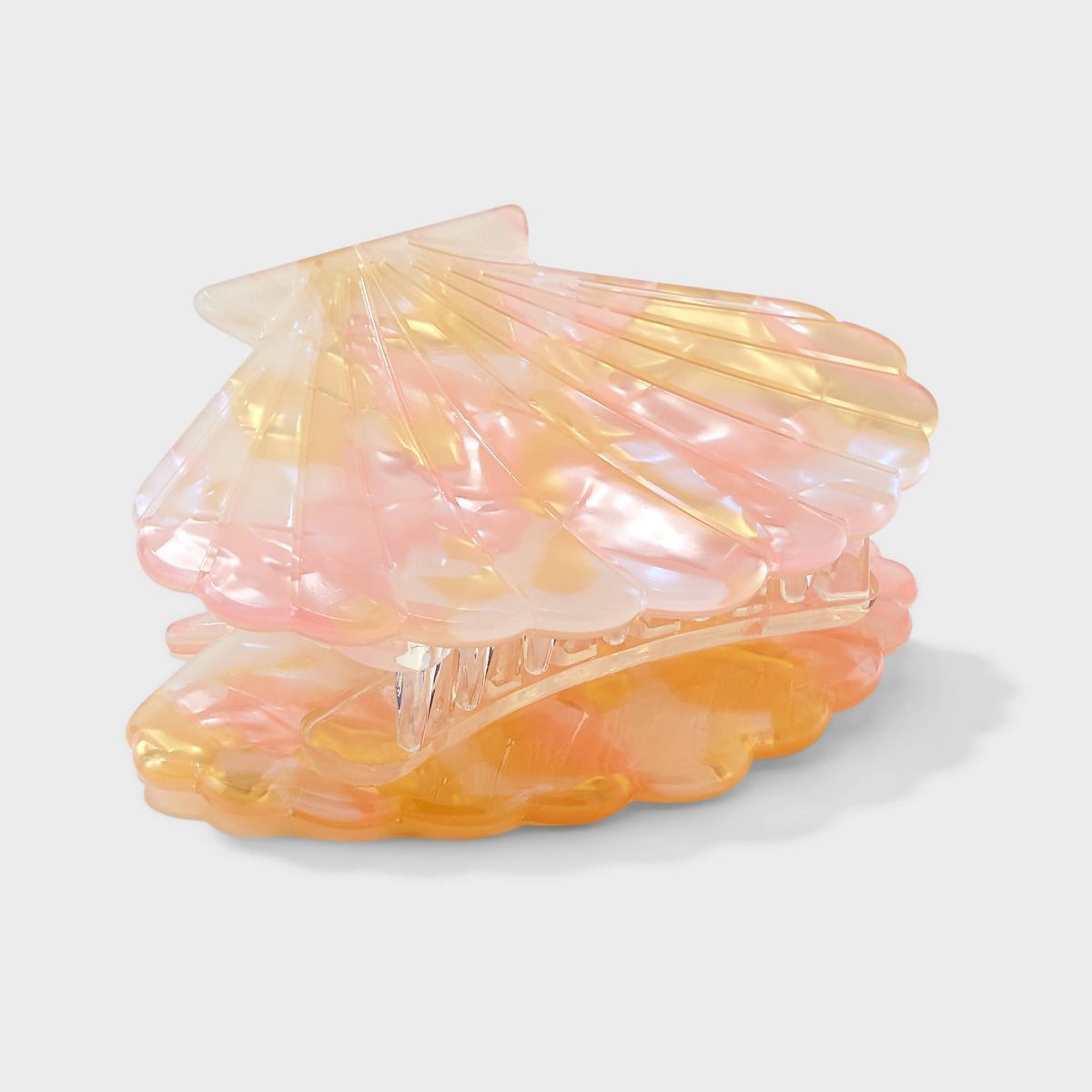 Marble Shell Claw Hair Clip - Wild Fable™ Pink | Target