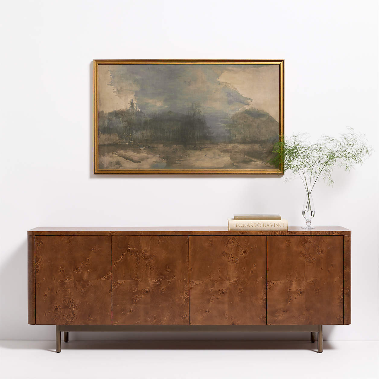 "Intermezzo" by Lillian Winkler 50"x30" Framed Wall Art Print + Reviews | Crate & Barrel | Crate & Barrel
