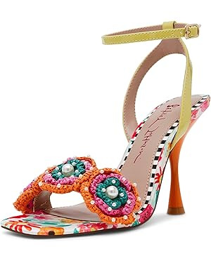 Betsey Johnson Women's Ainsleyy Heeled Sandal | Amazon (US)