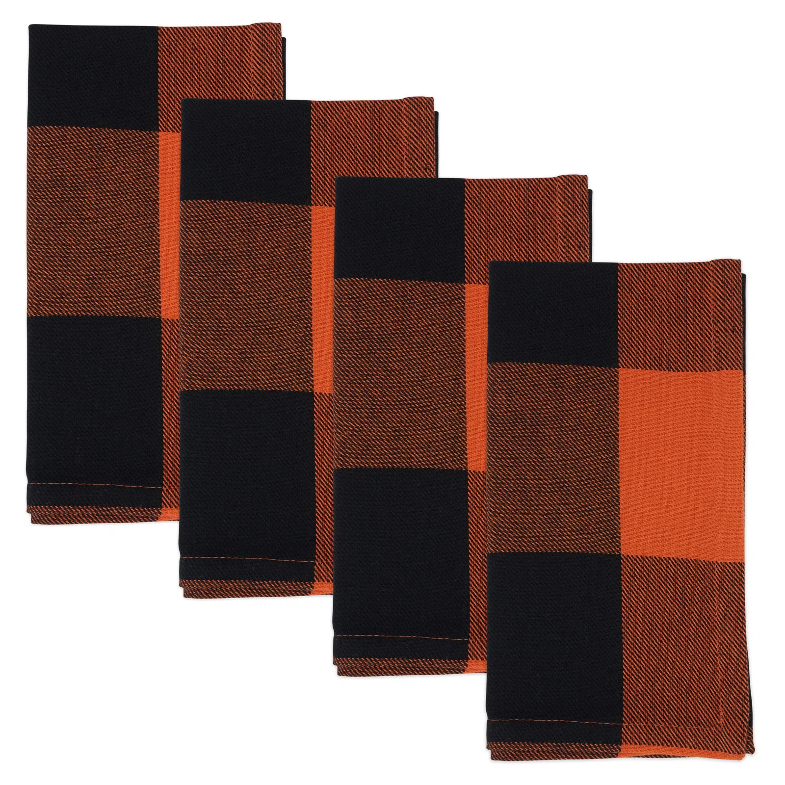 Harvest Buffalo Plaid Collection 100% Cotton Plaid Square Napkin (Set of 4) | Wayfair North America