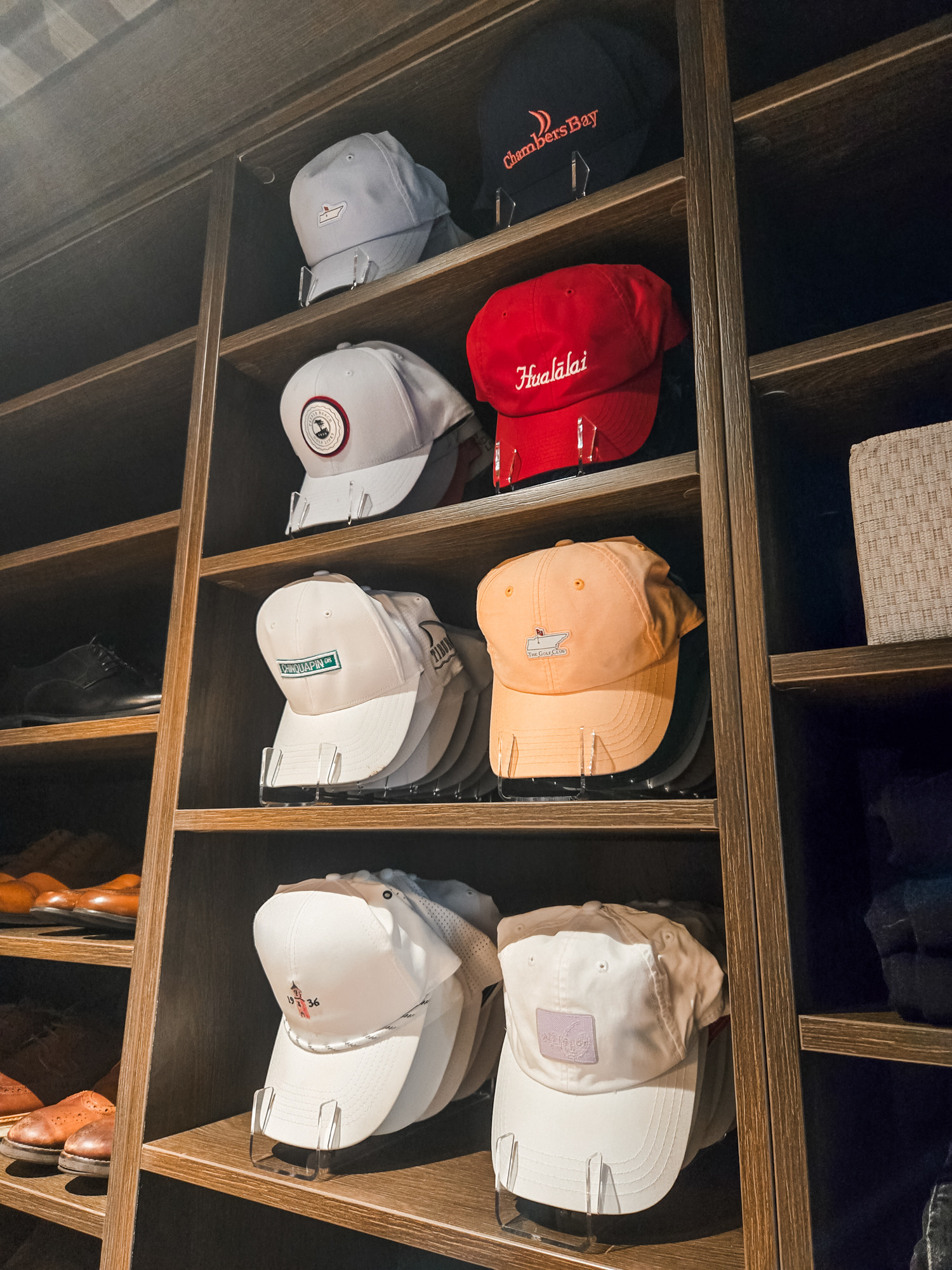 If you or the men in your life love a good baseball hat, never fear - it doesn't have to mean a jumbled pile cluttering up your closet. Enter these arcylic hat holders. They ensure that the hats keep their shape and they make it easy for selecting just the right one for the day.

These hat holders come in a two-pack and each one holds seven hats. According to our math, this closet can rock this many hats - 🧢🧢🧢🧢🧢🧢🧢🧢🧢🧢🧢🧢🧢🧢🧢🧢🧢🧢🧢🧢🧢🧢🧢🧢🧢🧢🧢🧢🧢🧢🧢🧢🧢🧢🧢🧢🧢🧢🧢🧢🧢🧢🧢🧢🧢🧢🧢🧢🧢🧢🧢🧢🧢🧢🧢🧢 😮 

 