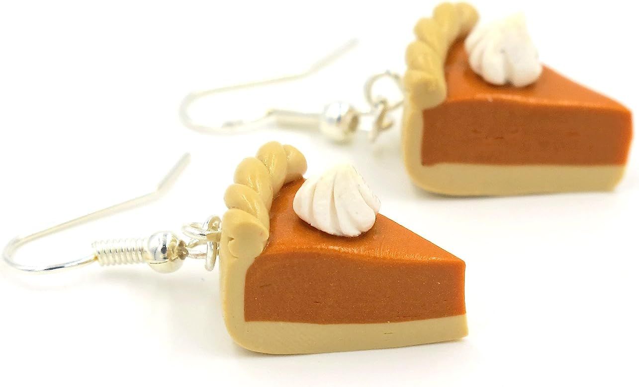 Best Wing Jewelry Halloween Thanksgiving Fall Season"Pumpkin Pie" Polymer Clay Earrings (Braided ... | Amazon (US)