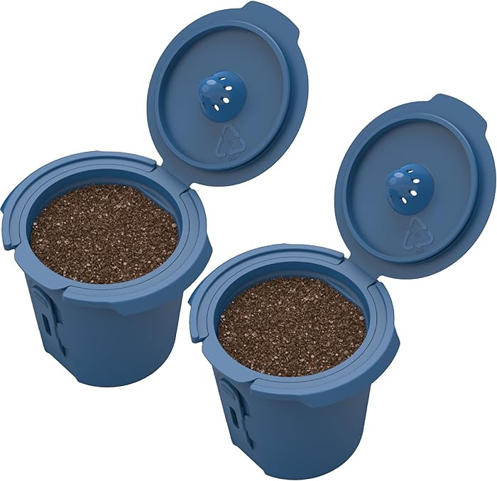 Bruvi Reusable Coffee Pod | 2 Pack | Only Reusable Pods Compatible with Bruvi Single-Serve Coffee... | Amazon (US)