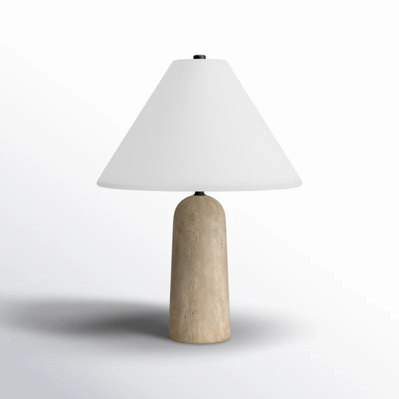 Astere Travertine Table Lamp | Wayfair North America
