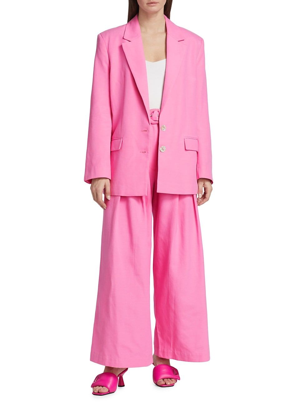 Tailored Pleat-Front Pants | Saks Fifth Avenue (CA)