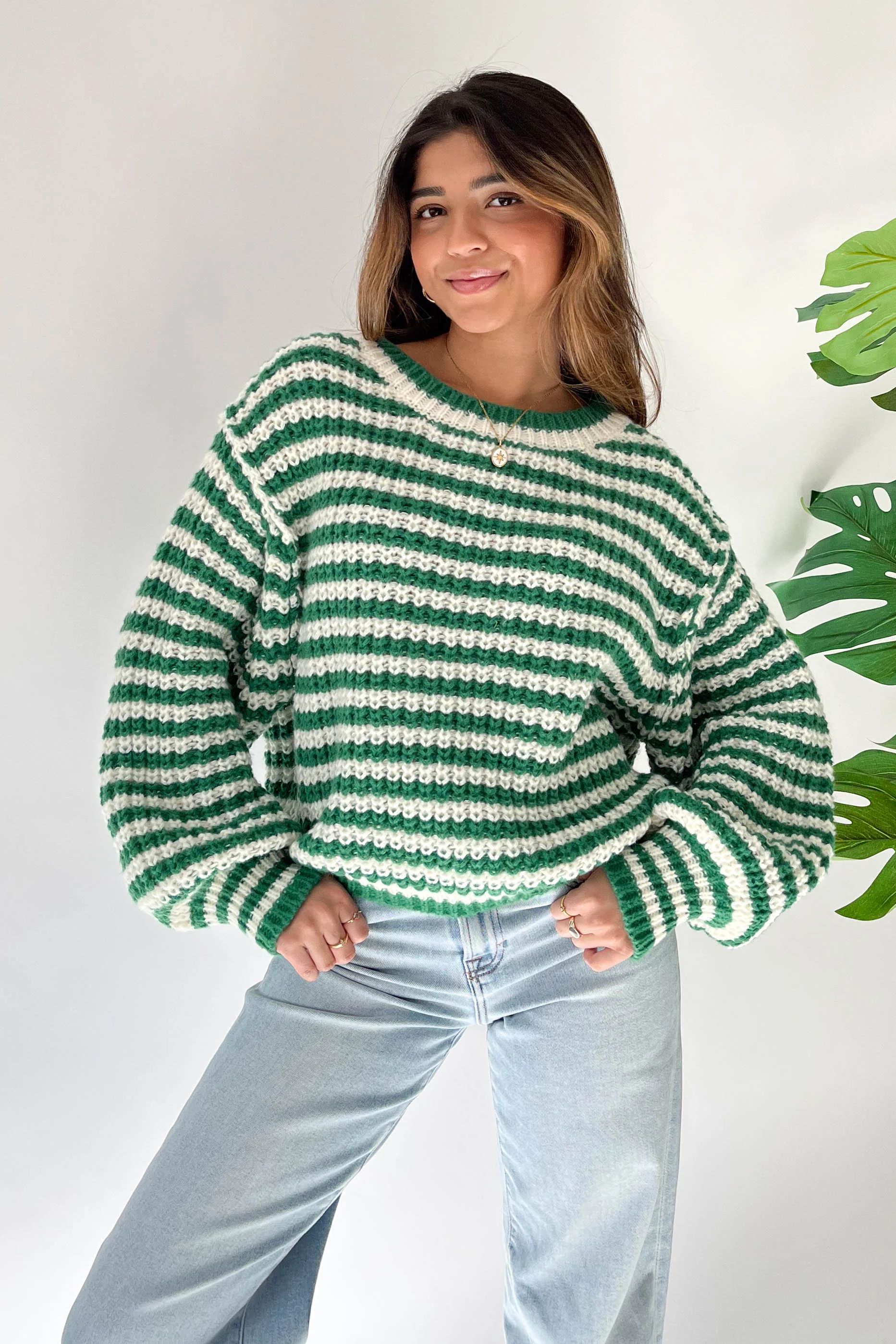 Manhattan Sweater in Green | Grey Bandit