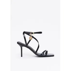 Sandália Salto Fino Cadeado LP Preto 38 | OffPremium (BR)