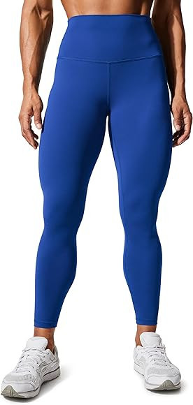 CRZ YOGA Women's Hugged Feeling Compression Leggings 25 Inches - Thick High Waisted Tummy Control... | Amazon (US)