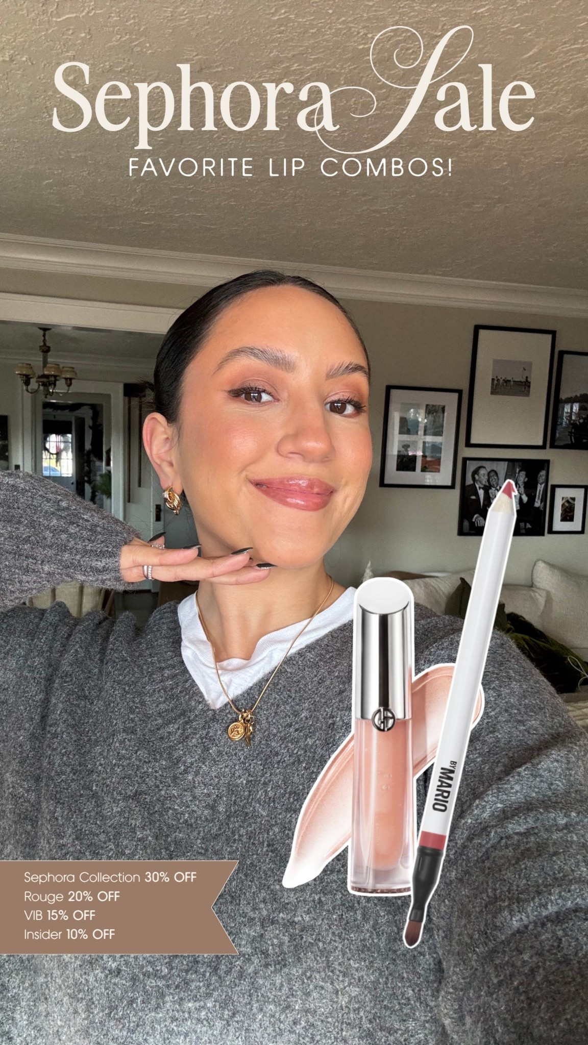 Easy lip combo inspiration! Wear this minimum 3x a week. It’s such a nice mauve - pink (yet really natural) combination. Buy now during the @Sephora sale.

Liner: Makeup by Mario “Daniel”
Gloss: Armani “7”

easy makeup look, lip combo inspiration, best nude lip combing, pink mauve lip, lip for olive skin Sephora sale finds 

#LTKBeauty #LTKSaleAlert #LTKgrwm