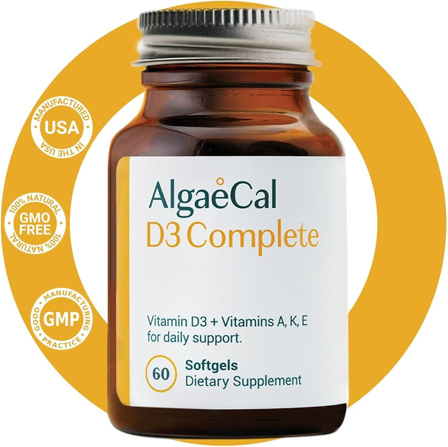 ALGAECAL 4-in-1 Vitamin D3 Complete - ADK Vitamin Supplement, Enhanced Immune Support & Bone Heal... | Amazon (US)