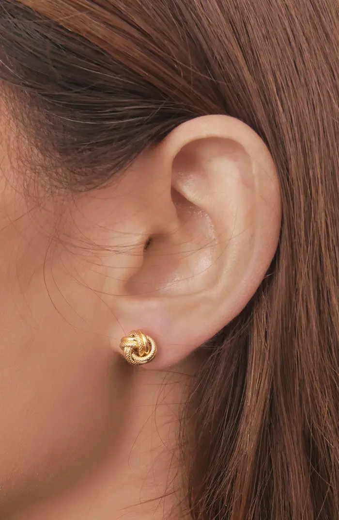 14K Gold Knot Stud Earrings | Nordstrom