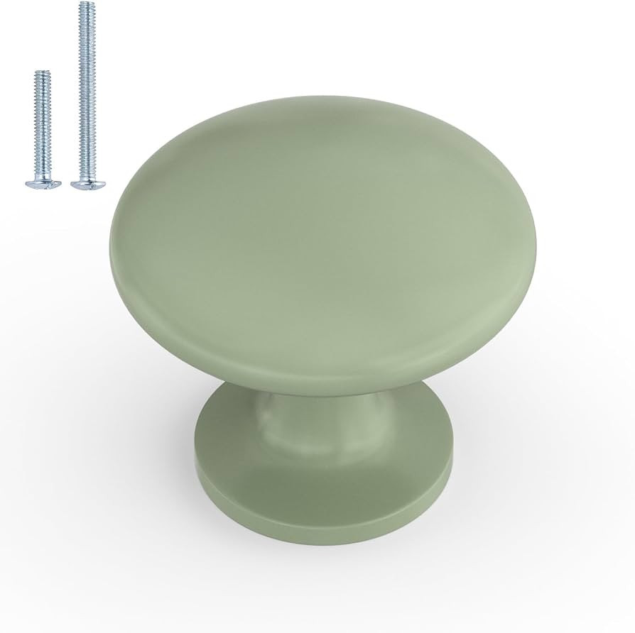 homdiy 5 Pack 1-1/10 inch Cabinet Knobs Green Drawer Knobs Solid Pulls, Cabinet Hardware Handles ... | Amazon (US)