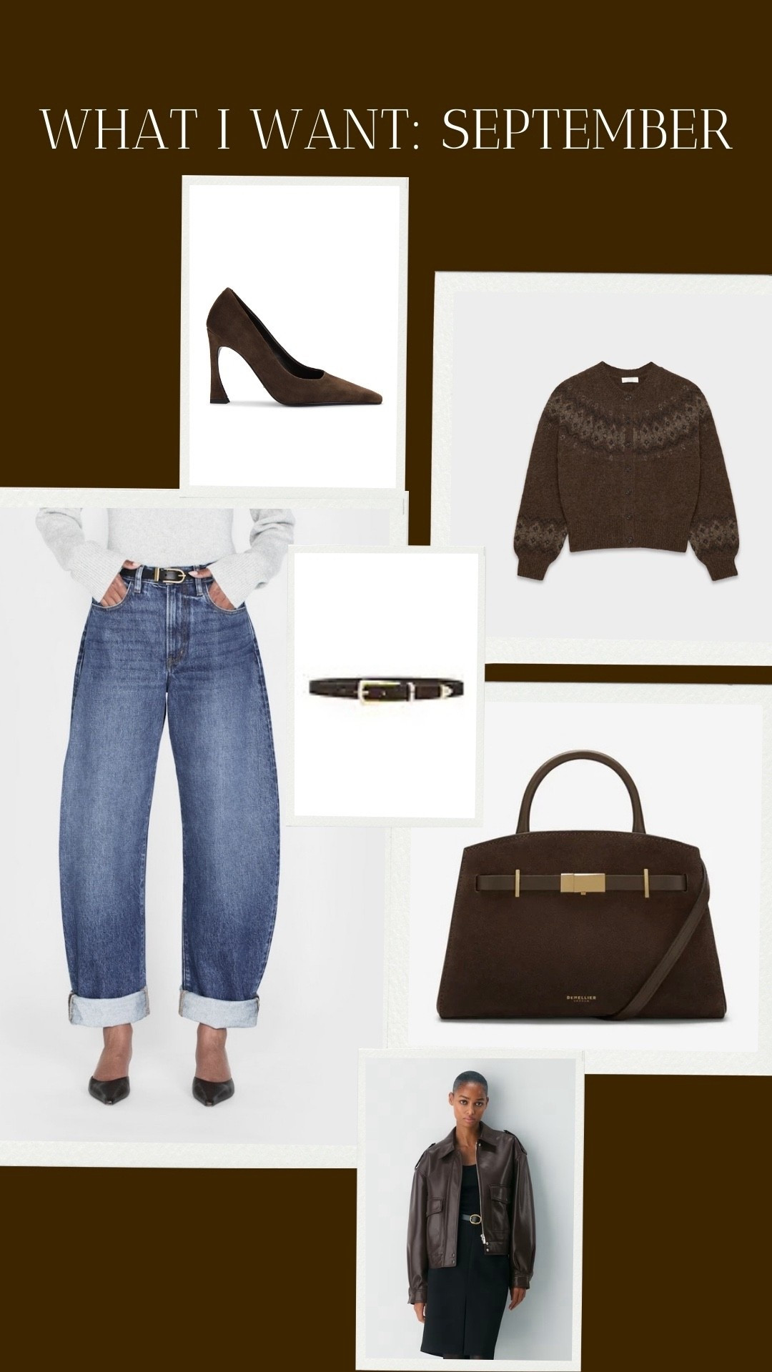 Some pieces I have my eyes on for September 👀! Lots of brown tones 🤎🤎🤎

#LTKjeans #LTKcanada