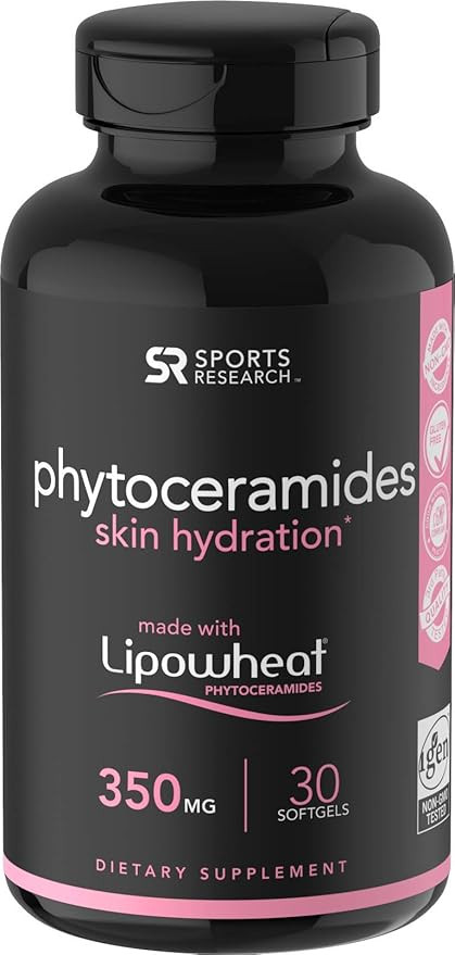 Phytoceramides 350mg Made with Clinically Proven Lipowheat® | Plant Derived and GMO Free with No... | Amazon (US)