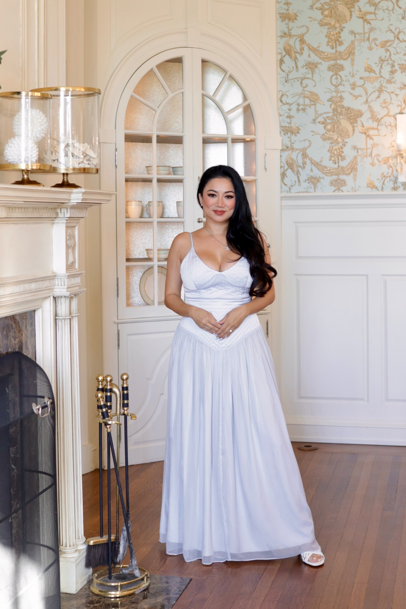 Odette Midi Dress by LPA // Dusty Blue midi dress and a lightweight satin fabric at bust with a contour bust and flowy chiffon fabric skirt.

#LTKParties #LTKStyleTip #LTKHoliday