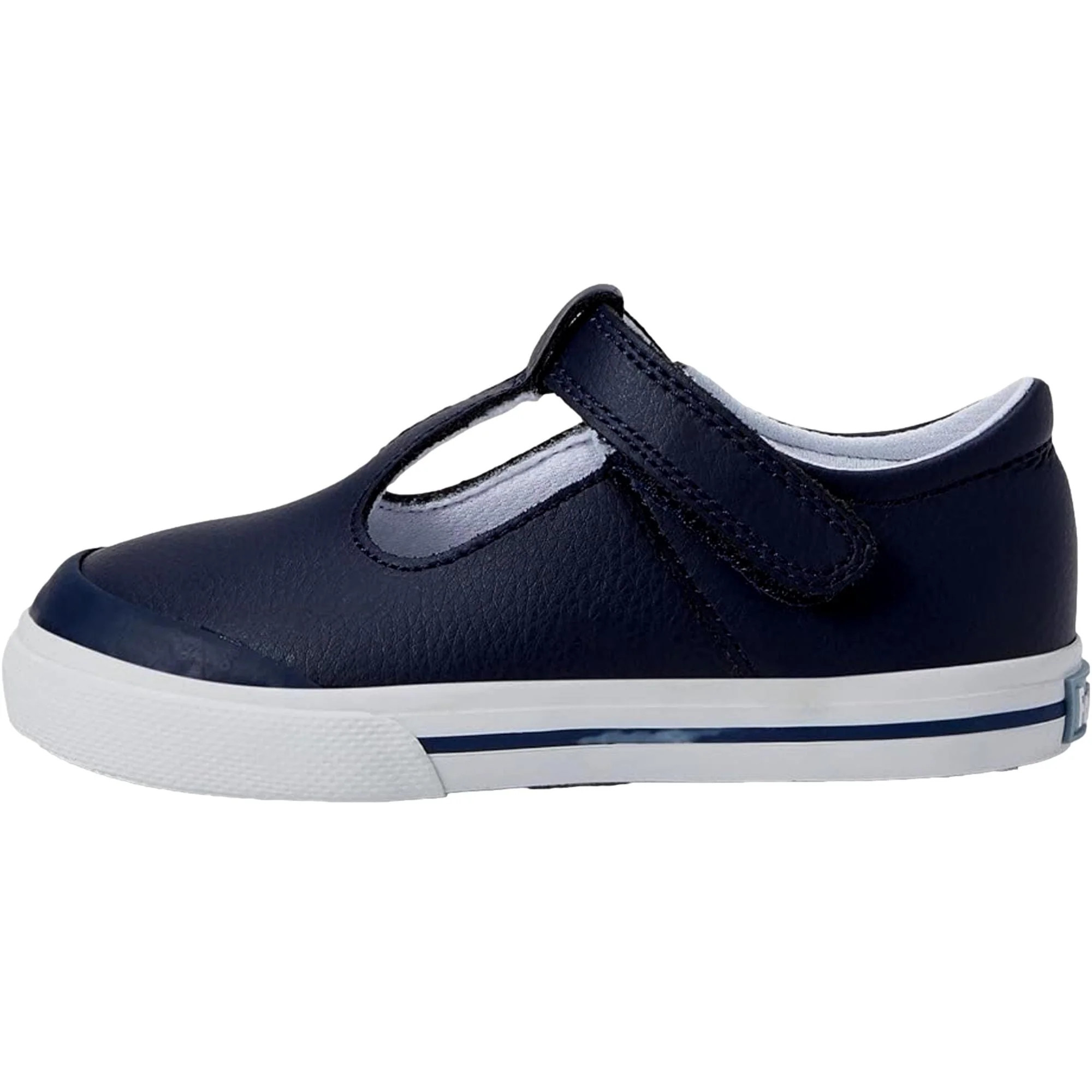Toddler FootMates Drew-Leather Navy Leather V102-415 | Shop Simon