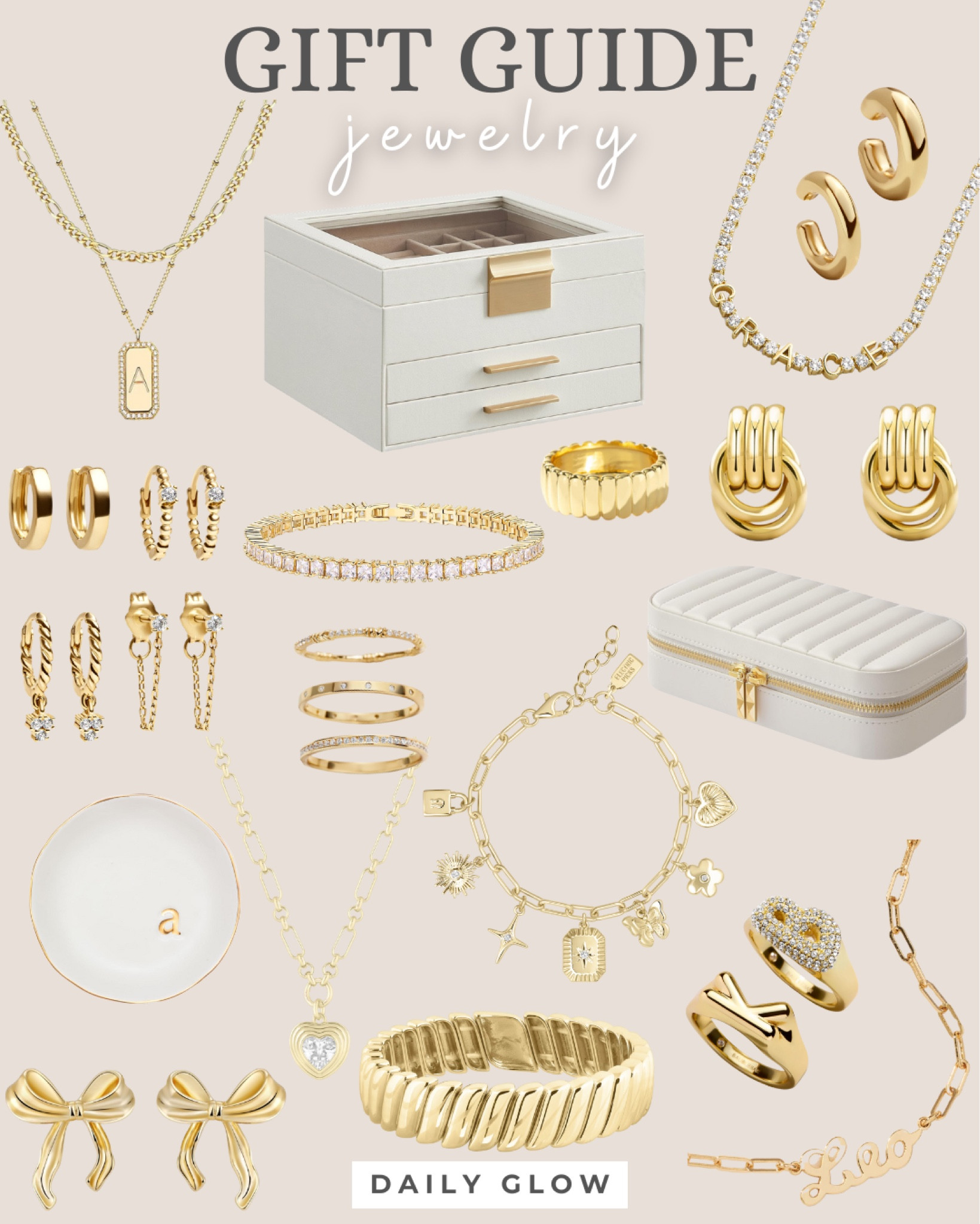 Gift guide for the jewelry loving girlie! 

Gift guide for her, Christmas gifts for her, gold jewelry gift ideas, best gifts for her, jewelry gift guide, holiday gifts for women, every day gold jewelry, trending gold jewelry, timeless gold jewelry gift ideas, gift guide for the jewelry lover 

#LTKHoliday #LTKGiftGuide #LTKFindsUnder100