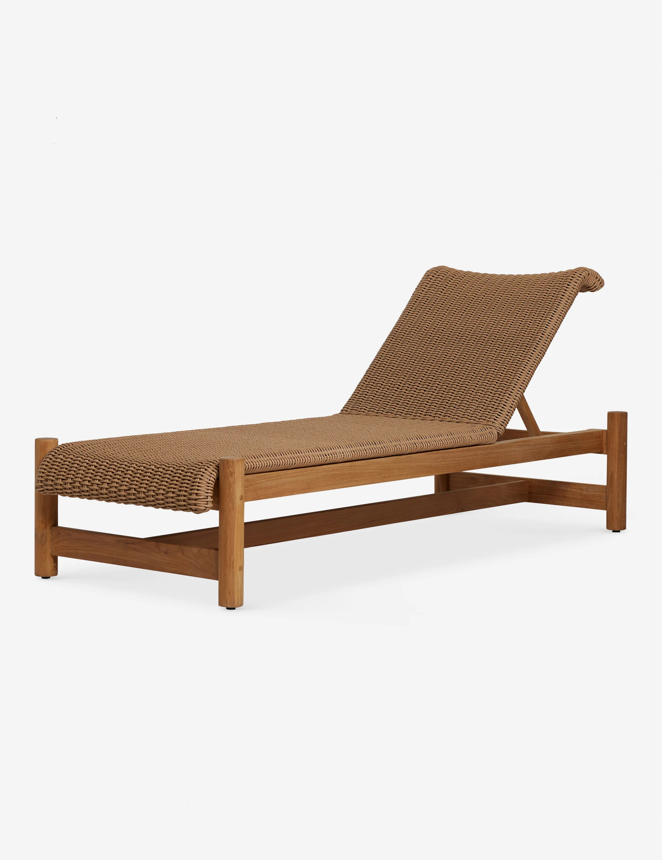 Gally Indoor / Outdoor Chaise, Natural | Lulu and Georgia 