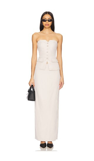 Marta Skirt Set in Stone | Revolve Clothing (Global)