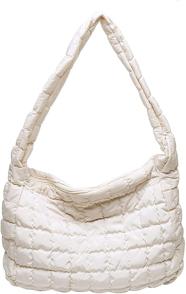 GAI Quilted Crossbody Bags For Women Large Capacity Puffer Tote Bags Unique Boho Hippe Padded Han... | Amazon (US)