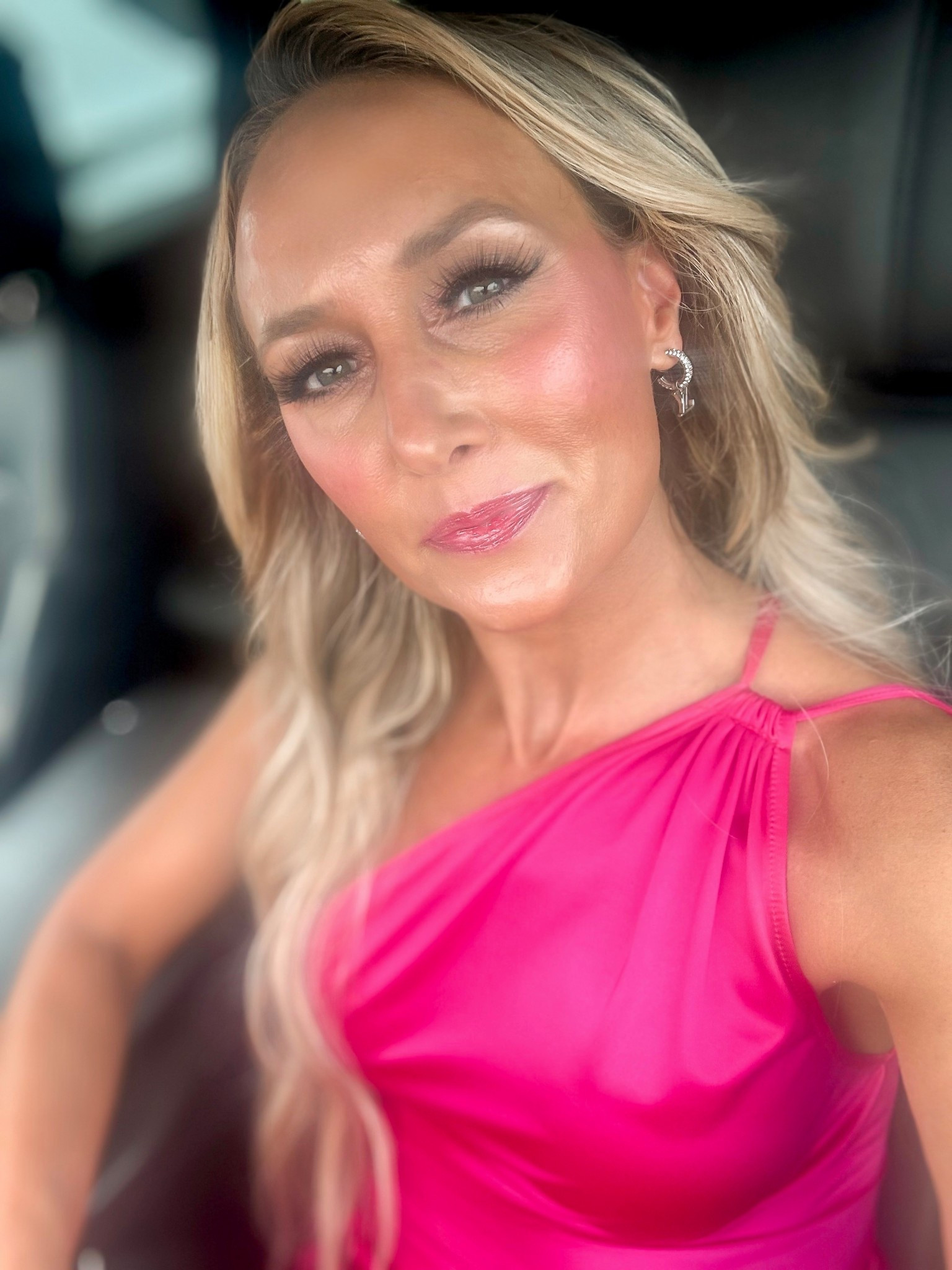 Wedding time!  Hot pink dress ready for anything and all glammed up! 

#LTKFindsUnder50 #LTKBeauty #LTKWedding