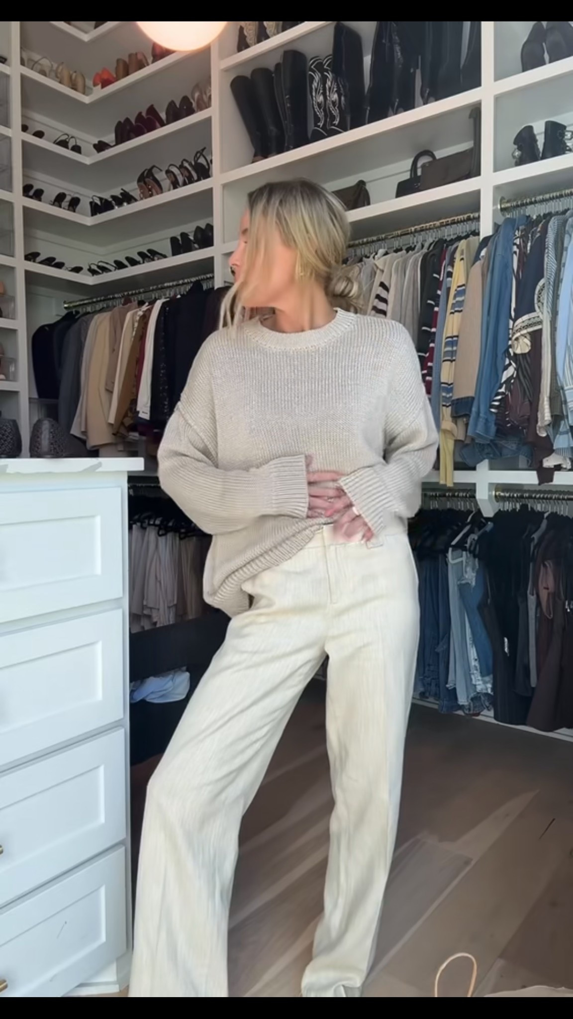 spring weather calls for light weight sweaters 

#LTKdayinmylife #LTKgrwm #LTKSeasonal