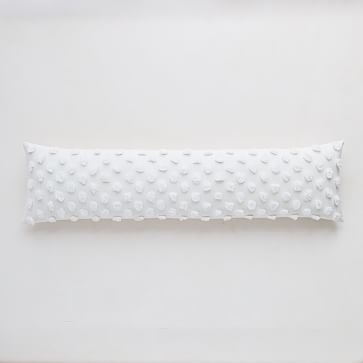 Candlewick Pillow Cover, 12"x46", White | West Elm (US)