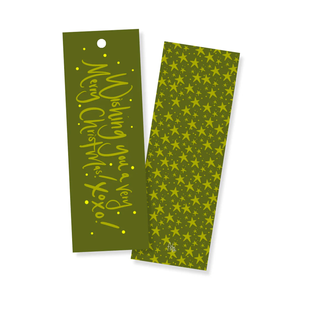 Merry Christmas Bright Stars Gift Tag Set | Over The Moon