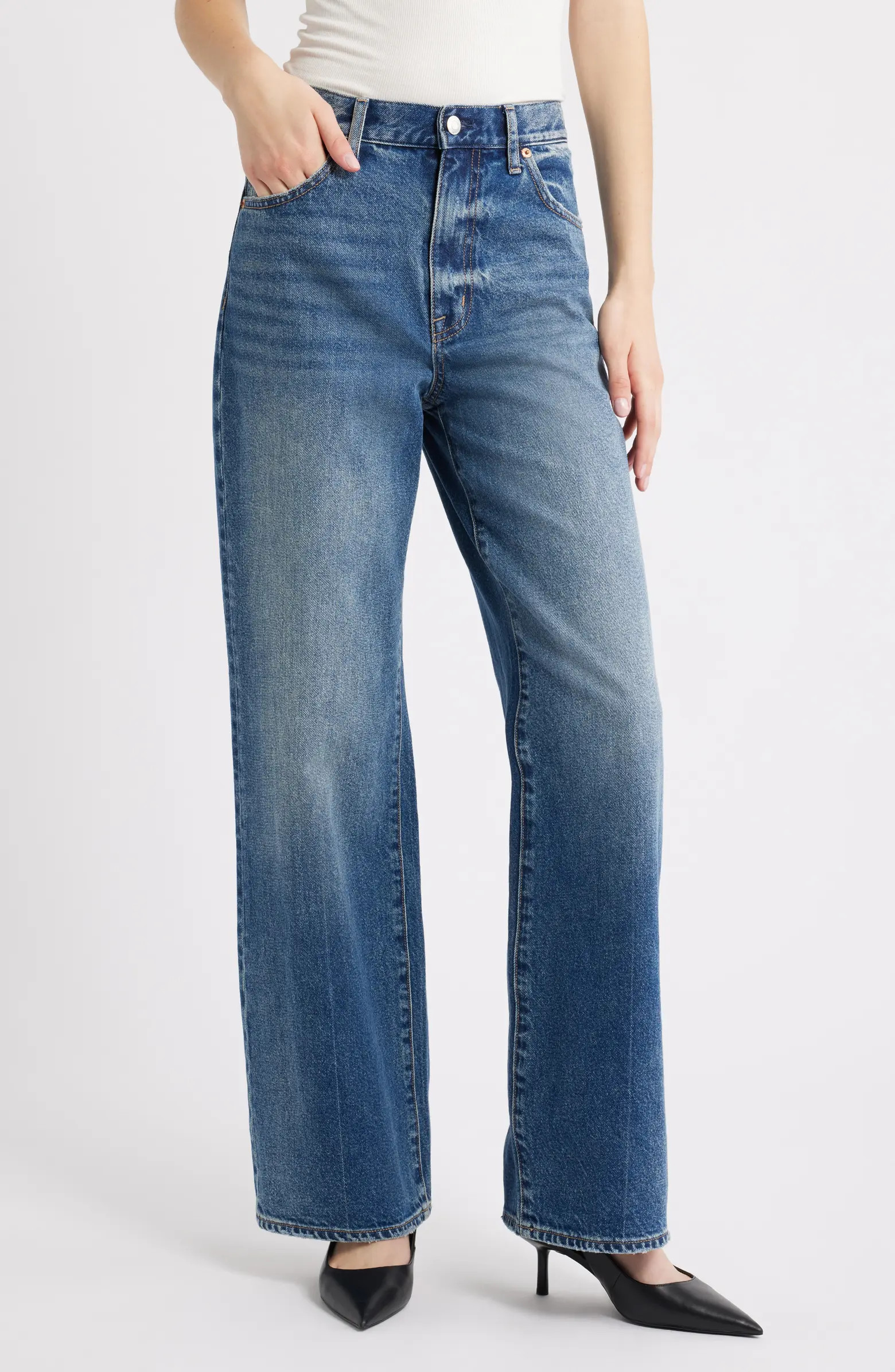 Hendrix High Waist Wide Leg Jeans | Nordstrom