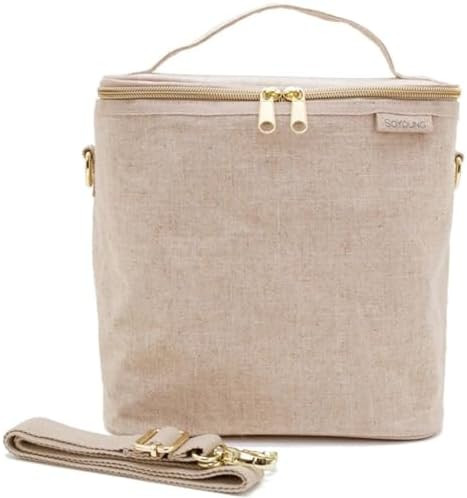 SoYoung Lunch Poche - Insulated Lunch Bag for Work, Travel & Picnic, Aesthetic Design, Linen/Cott... | Amazon (US)