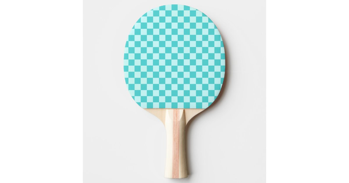 Blue Combination Classic Checkerboard by STaylor Ping-Pong Paddle | Zazzle | Zazzle