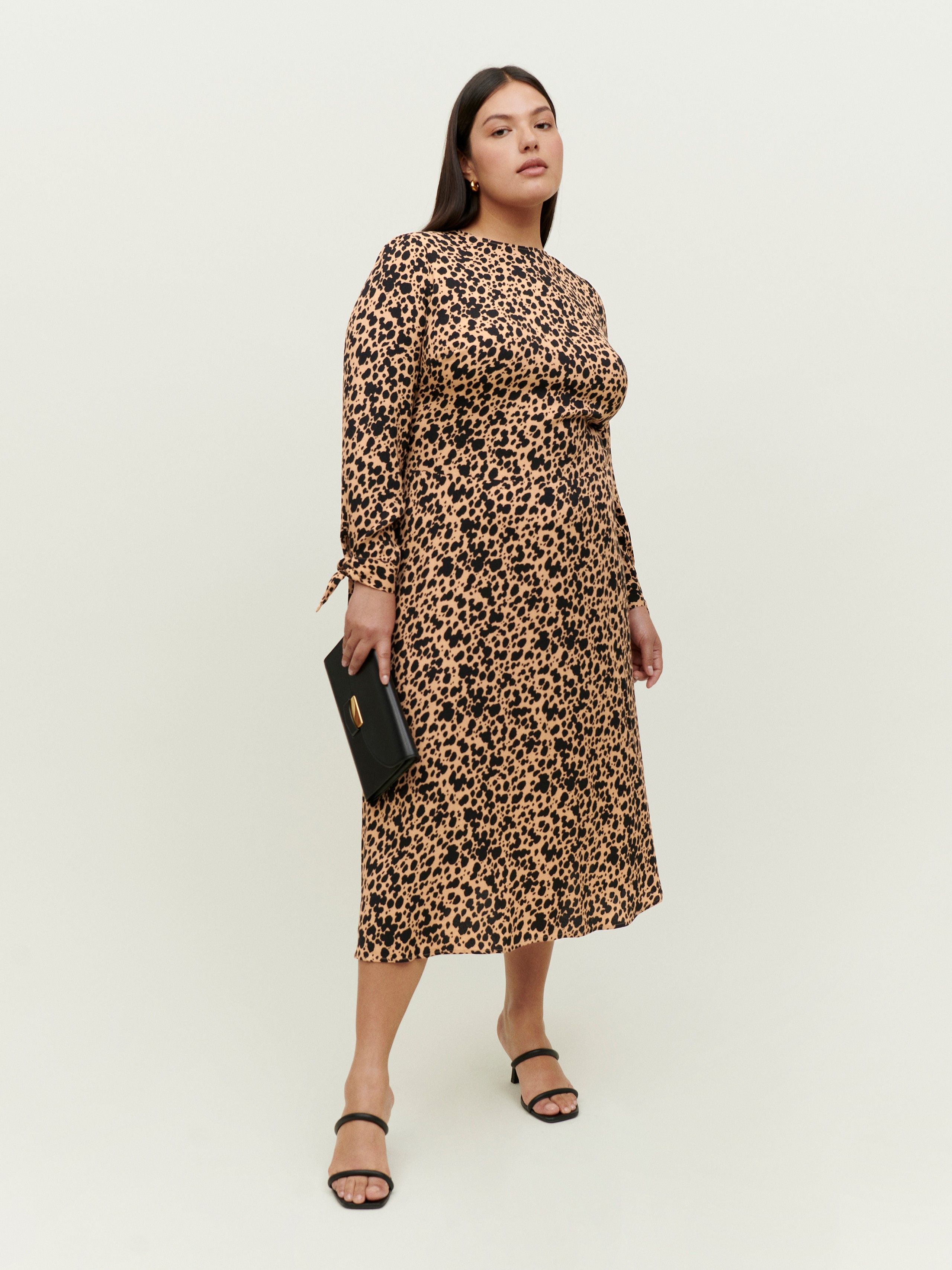 Port Dress Es | Plus Size Dress With Sleeves | Reformation (US & AU)